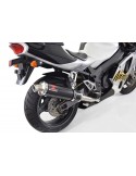 ZXR750 ZXR 750 J K L M 91-95 Ligne complète & Silencieux Rond Noir En Inox 400mm